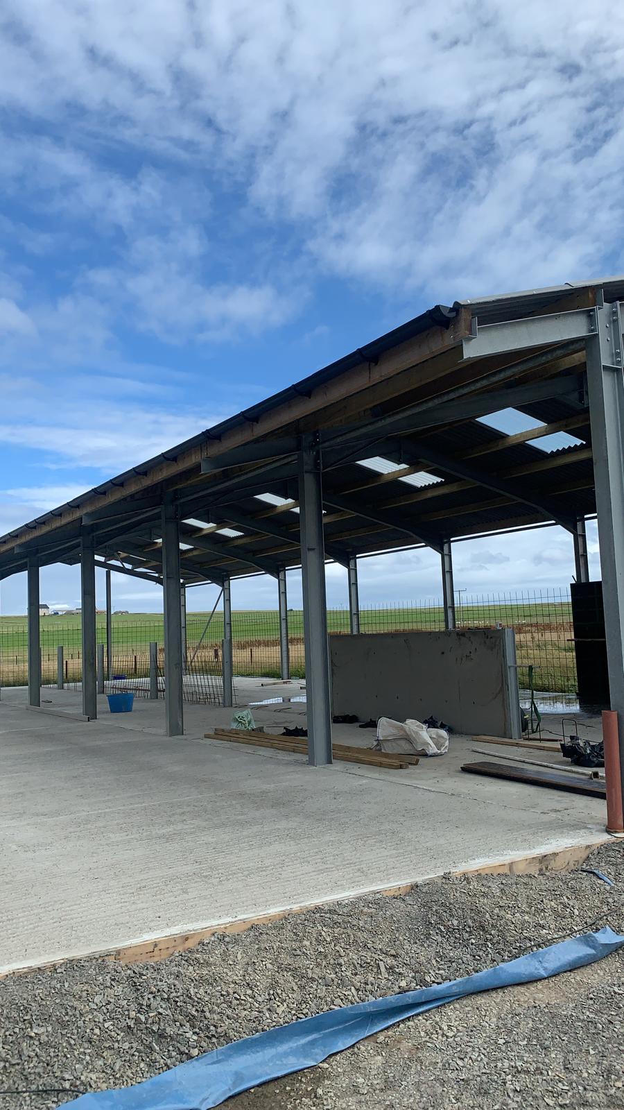 Swift Agricultural Equestrian Services steel frame buildings barns ground works